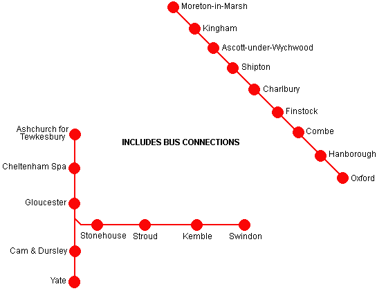 Cotswold Discoverer route map