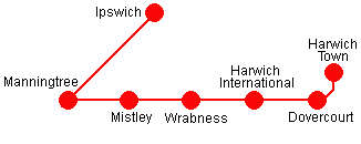 Mayflower Line Day Ranger route map