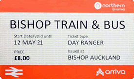 Bishop Train and Bus Ranger Ticket