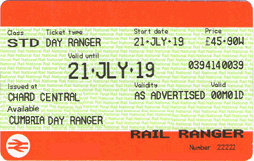 Cumbria Day Ranger ticket