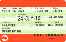 Cumbria Round Robin ticket