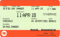 Greater Manchester Rail Ranger ticket