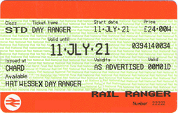 Heart of Wessex Day Ranger ticket