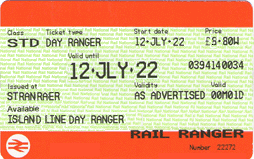 Island Line Day Ranger ticket