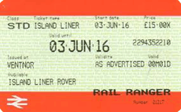 Island Liner Day Rover ticket