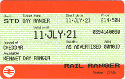 Kennet Day Ranger ticket