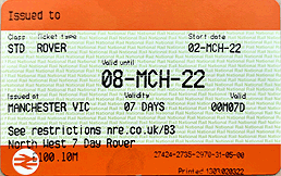 North West Rover ticket