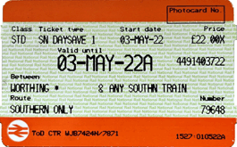 Southern Daysave ticket