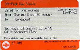 Strathclyde Roundabout ticket