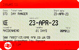 Thames Branches Day Ranger ticket