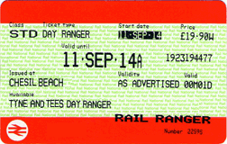 Tyne and Tees Day ranger Ticket